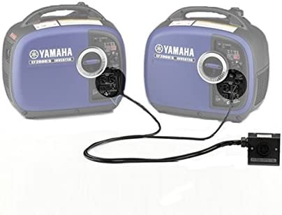 YAMAHA TWIN TECH GENERATOR CABLE - SHARING PASSION & PERFORMANCE:
Connect two EF2000iS generators in-line with a Twin Tech cable and output for up to 25 AMPs of Rated power. Includes standard 30 amp twist-lock or RV receptacle.
